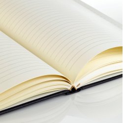 Classic A4 Linieret Brun Notes