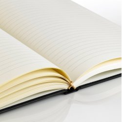 Classic A4 Linieret Sort Notes