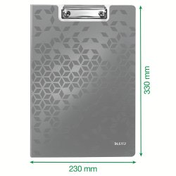 Clipboard WOW med forside A4 rd