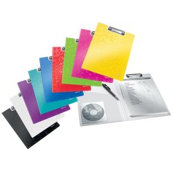 Clipboard WOW med forside A4 rd