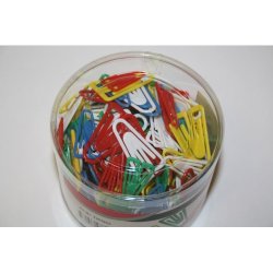 Clips Plast Ass Strrelse 270stk