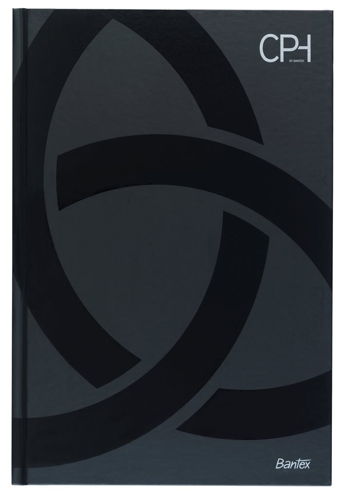 CPH Notesbog A4 Lin Hard Cover 96sider Sort