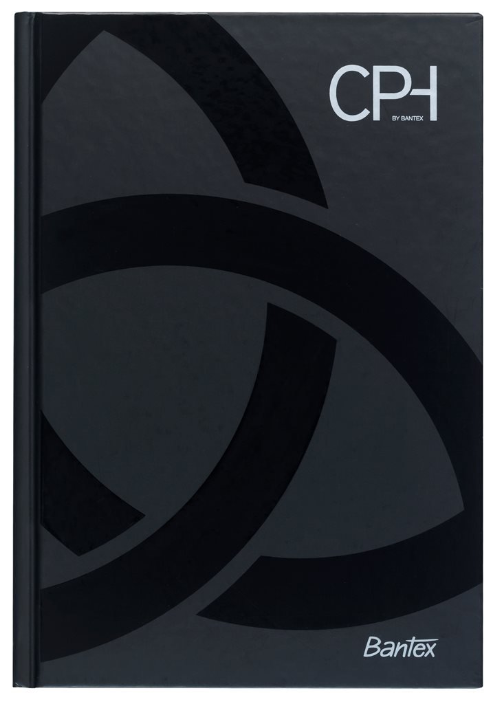 CPH Notesbog A5 Lin Hard Cover 96sider Sort