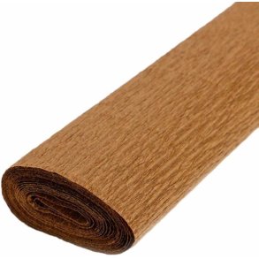 Crepe Papir Choco brun 50x250