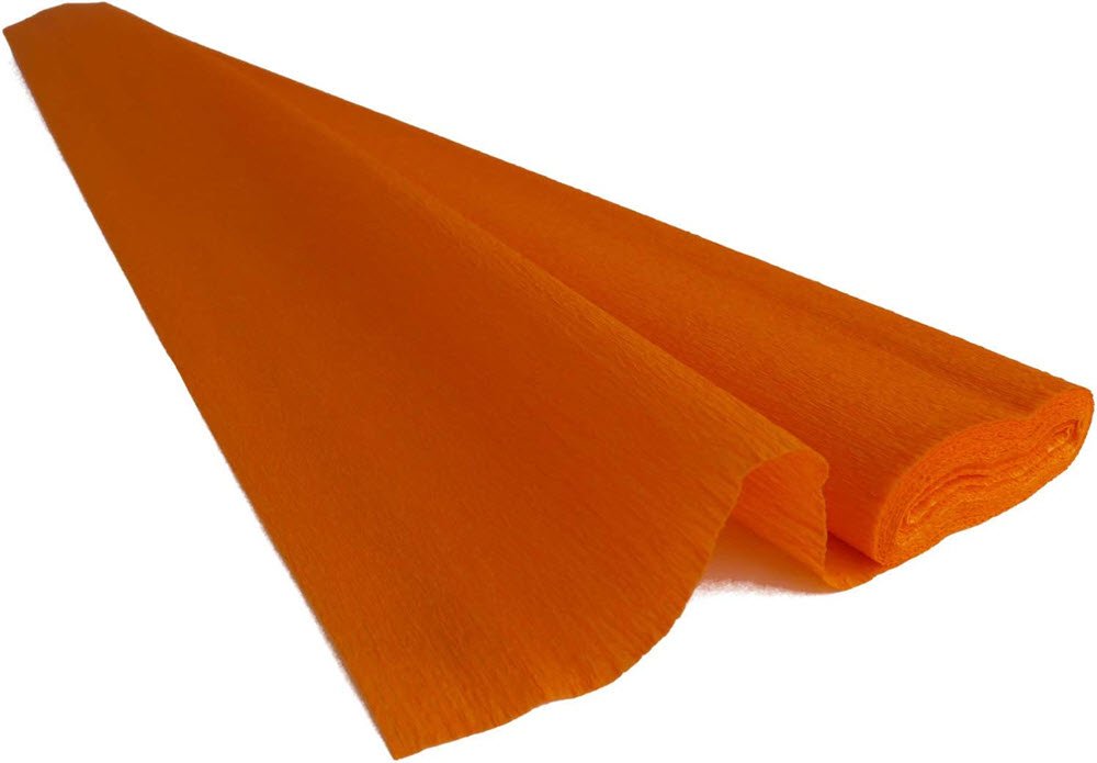 Crepe Rulle 50x250 orange