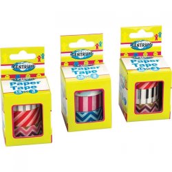 Dekorationstape 3 ruller 15mmx3m