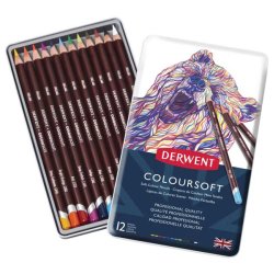 Derwent Coloursoft pencils 12s