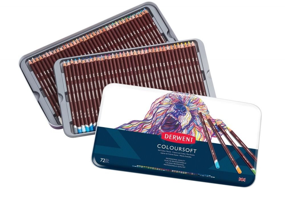 Derwent Coloursoft pencils 72s