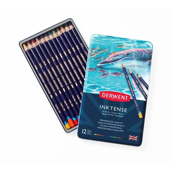 Derwent Inktense pencils 12stk