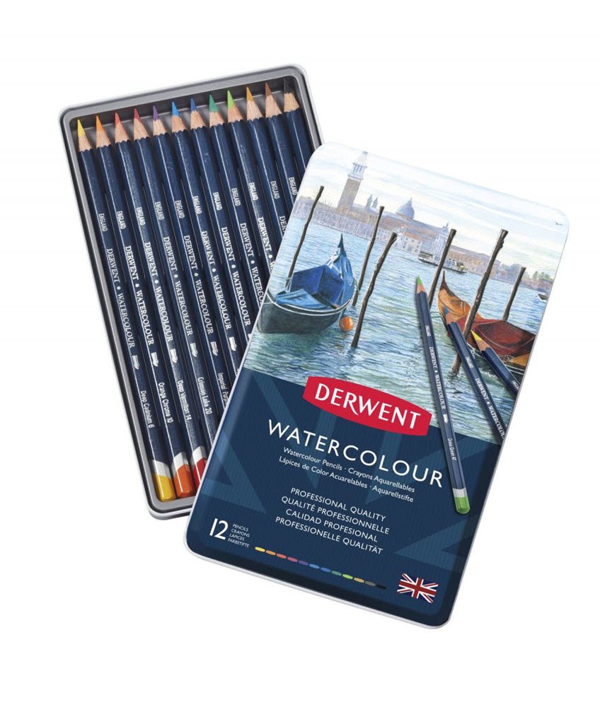 Derwent Watercolor pencils 12 stk