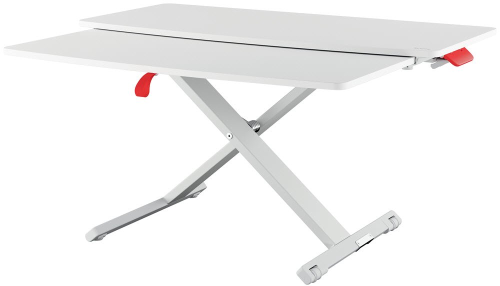 Desk riser m/keyboard hylde Ergo Cosy lysgr