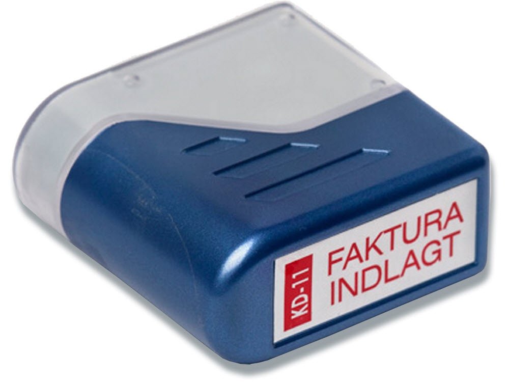 Desk stempel Faktura indlagt