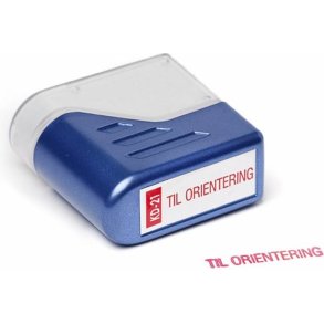 Desk stempel Til orientering