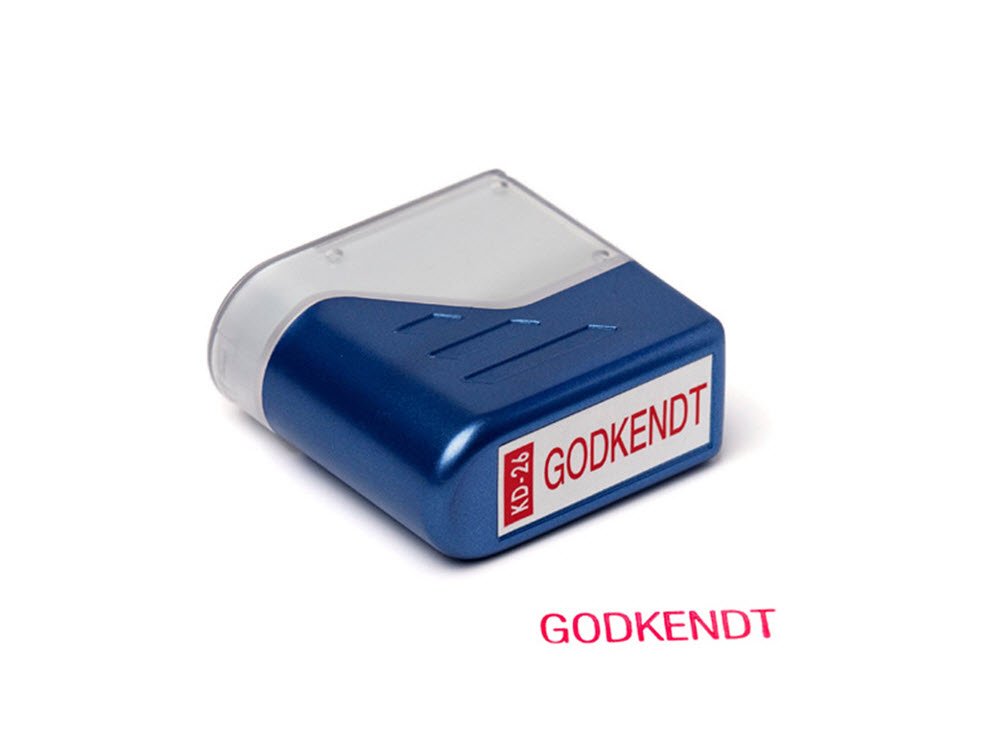 Deskmate stempel Godkendt