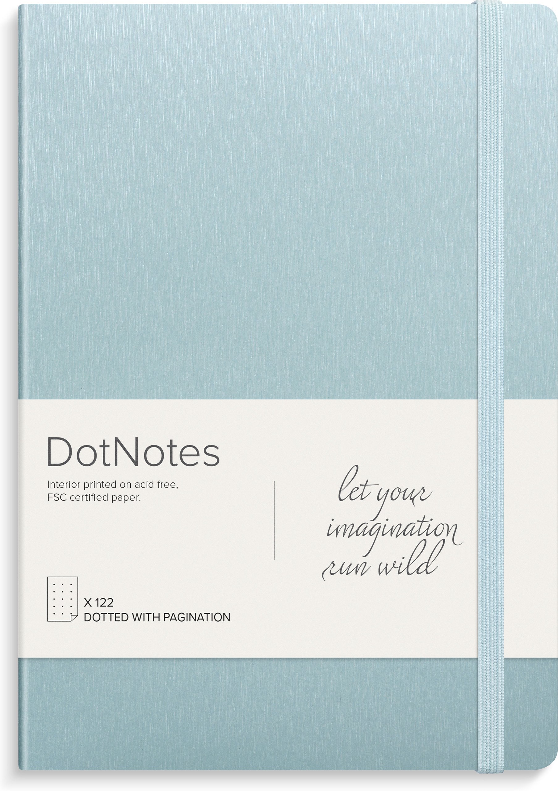 DotNotes A5 Soft Metalic Bl