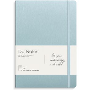 DotNotes A5 Soft Metalic Bl