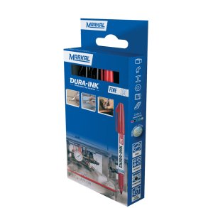 Dura Ink Fine 15 Retail Pack (3) Black/Red