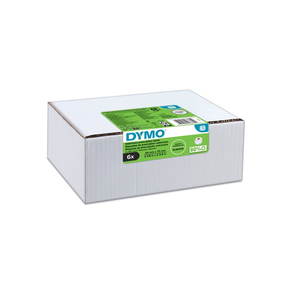 DYMO LabelWriter 70x54mm Veterinary Labels white