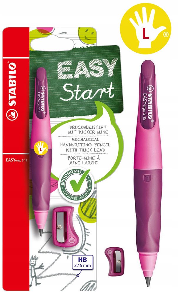 EasyErgo 3,15mm Pencil Venstre pink