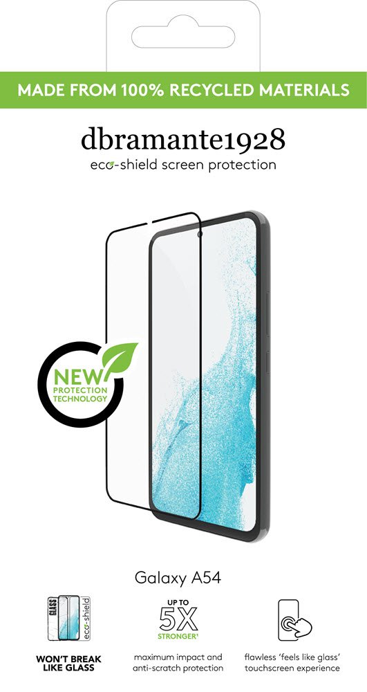 eco-shield - Galaxy A54 , Black edge