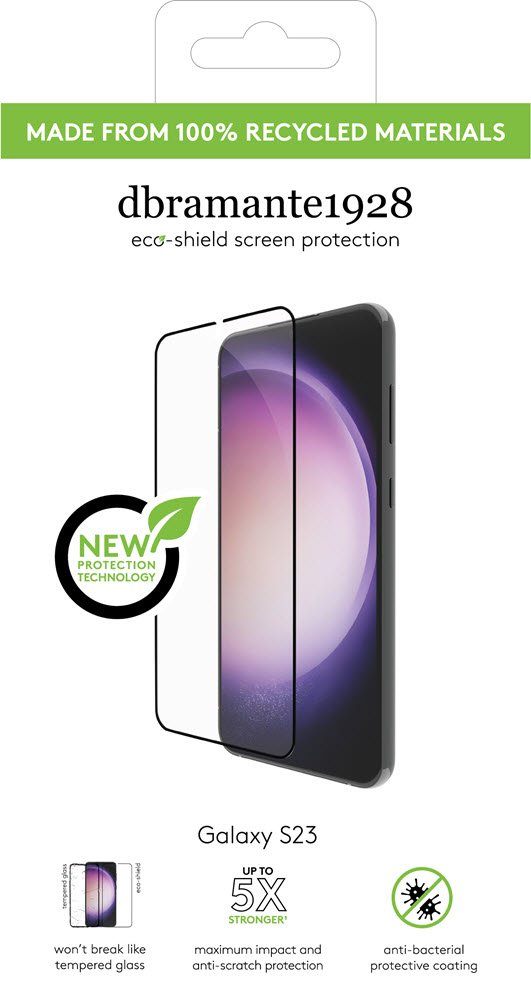 eco-shield - Galaxy S23, Black edge