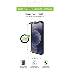 eco-shield - iPhone 12/12 Pro, Black edge