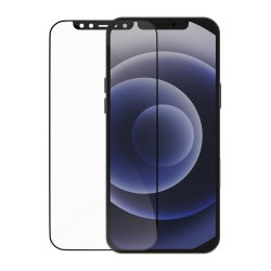 eco-shield - iPhone 12/12 Pro, Black edge
