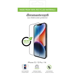 eco-shield - iPhone 13/13Pro/14, Black edge