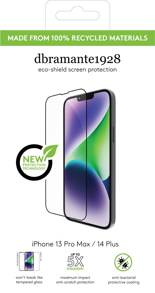 eco-shield - iPhone 13 ProMax/14 Plus, Black edge