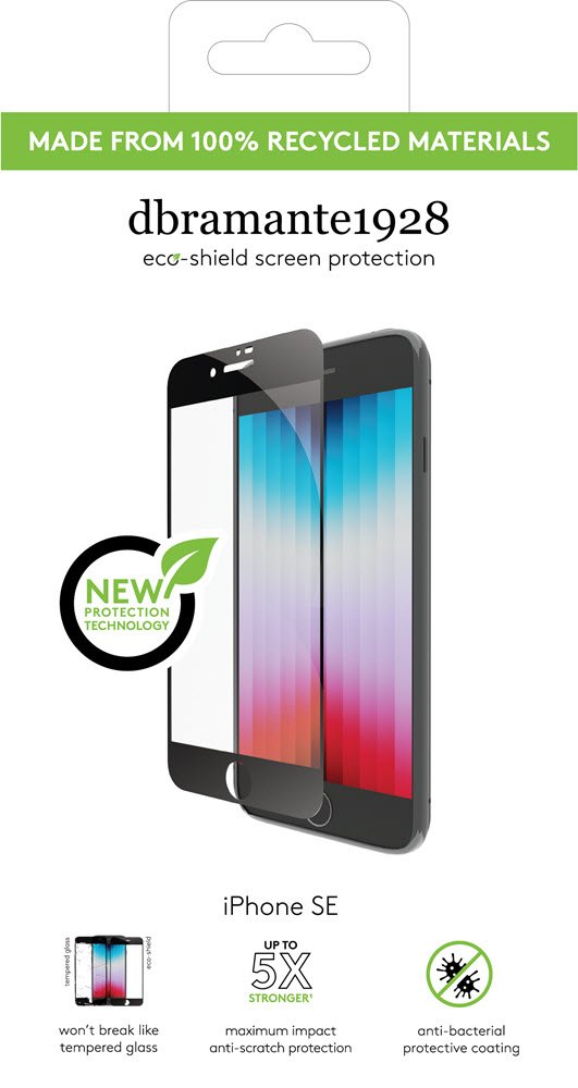 eco-shield - iPhone SE, Black edge