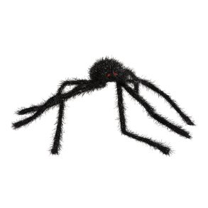Edderkop Tinsel 80cm Sort