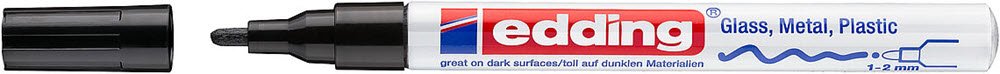 Edding 751 Gloss paint marker Sort