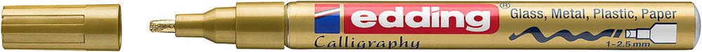 Edding 753 Calligraphy Gloss paint marker Guld