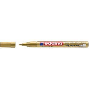 Edding 753 Calligraphy Gloss paint marker Guld
