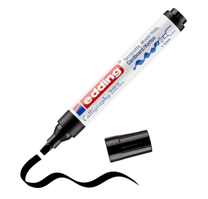 Edding Calligrafipen 1455 Sort