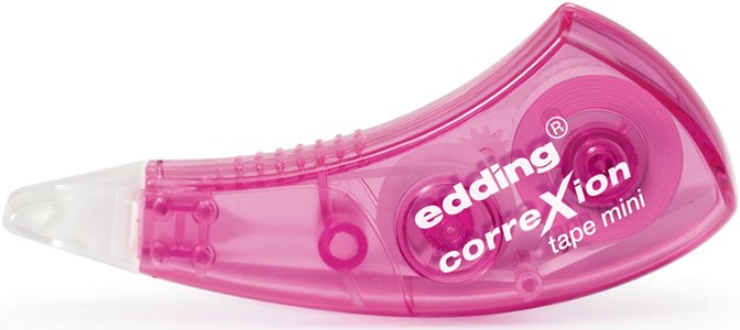 Edding Correction Tape Pink 5mmx6m