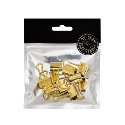 Edge Foldback 19mm Guld 10stk