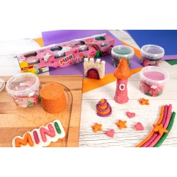 EFA Modellervoks VEGAN 4x100gr Glitter 4 ass