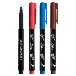 EFA Tatto marker Oneline skabelon + 4 farver