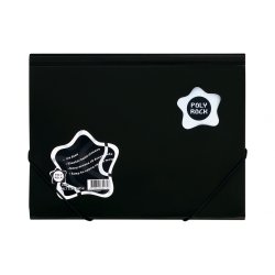 Elastikmappe C4 Poly Rock Sort