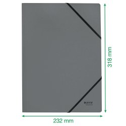 Elastikmappe recycle karton A4 bl