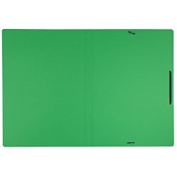 Elastikmappe recycle karton A4 grn