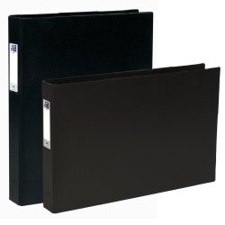Elba ringbind A3 hjformat sort