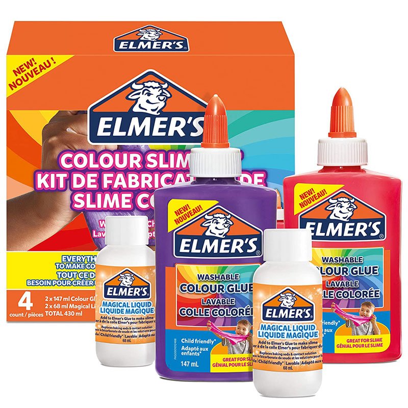 Elmer's Colour Slime Kit Washable