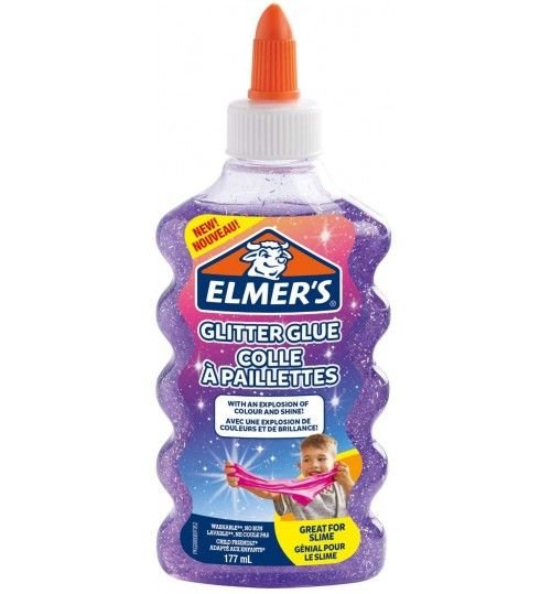 Elmer's Glitterlim Lilla 177mL