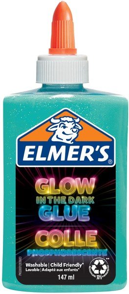 Elmer's Glow in the Dark Lim Bl 147ml