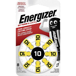 Energizer Hearing Aid Zinc Air 10 Battery (8 pack)