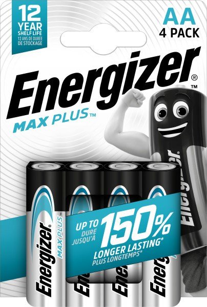 Energizer Max Plus AA/E91 (4-pack)