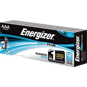 Energizer Max Plus AAA/E92 (20-pack)
