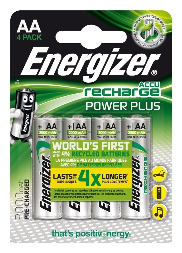 Energizer Rech Power Plus AA 2000 mAh (4-pack)